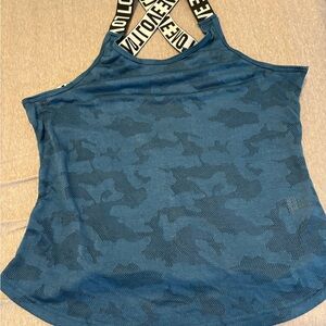 Blue Camouflage Women's Top
